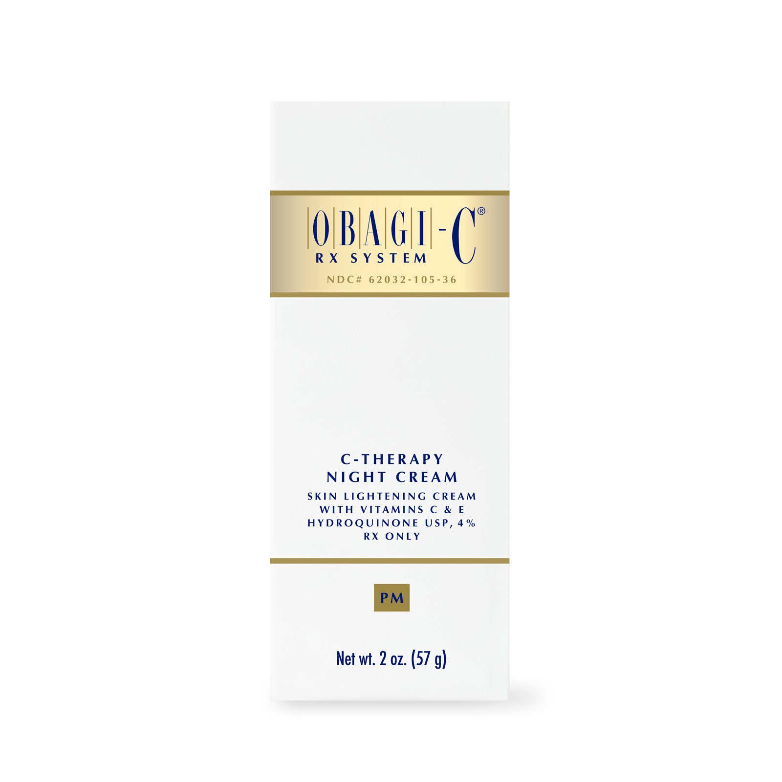 Obagi-C Rx C-Therapy Night Cream 2.0 oz - Dark spot lightening night cream and moisturizer - Beauty By Vianna